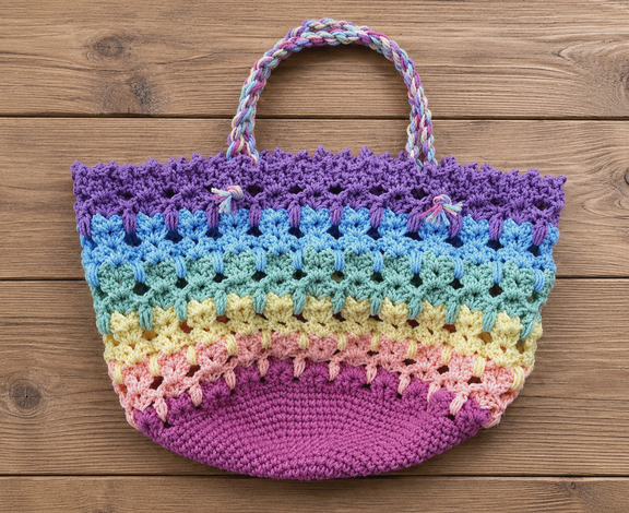 Hexagon Crochet Cat Bag Tutorial